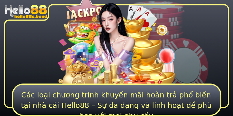 Các loại chương trình khuyến mãi hoàn trả phổ biến tại nhà cái Hello88 – Sự đa dạng và linh hoạt để phù hợp với mọi nhu cầu